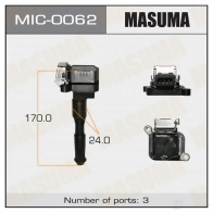 Катушка зажигания MASUMA 1420577717 MIC-0062 OX141 T