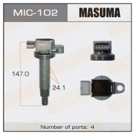Катушка зажигания MASUMA 1420577691 TUHO3U H MIC-102