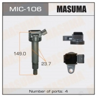 Катушка зажигания MASUMA F 0X1M4 1420577688 MIC-106