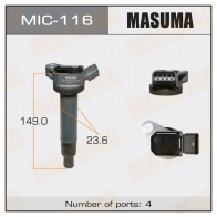 Катушка зажигания MASUMA 1422887637 FI EPGR MIC-116