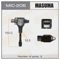 Катушка зажигания MASUMA KP T61NF MIC-206 1420577701