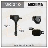 Катушка зажигания MASUMA 1422887619 X9 REBI MIC-210