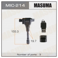 Катушка зажигания MASUMA MIC-214 O3LAF O 1422887615