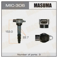 Катушка зажигания MASUMA MIC-306 FYOY AL 1420577713