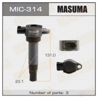 Катушка зажигания MASUMA T45ZS O 1422887564 MIC-314