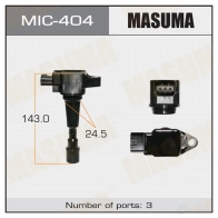Катушка зажигания MASUMA GRU CUDZ 1420577711 MIC-404