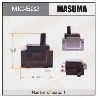 Катушка зажигания MASUMA QE GTAN 1439698339 MIC-522
