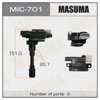 Катушка зажигания MASUMA MIC-701 Suzuki Grand Vitara (JT, TE, TD) 2 Кроссовер 1.6 AWD (JB416) 106 л.с. 2005 – наст. время 2 M8AXO