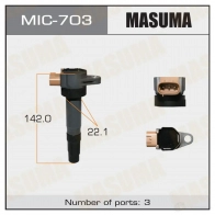 Катушка зажигания MASUMA MIC-703 A BI3VFU 1422887582