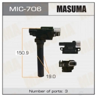 Катушка зажигания MASUMA MIC-706 K6C 3R 1422887580