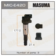 Катушка зажигания MASUMA 1422887567 GI SK5LV MIC-E420