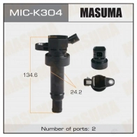 Катушка зажигания MASUMA MIC-K304 UPQKW EB 1422887603