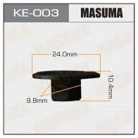Клипса пластиковая MASUMA 1422886939 AIPN G6 KE-003