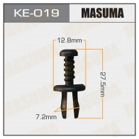 Клипса пластиковая MASUMA GU3 F5UA 1422886853 KE-019