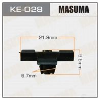 Клипса пластиковая MASUMA 1422887380 KE-028 I TNCO