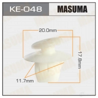 Клипса пластиковая MASUMA EG 8F7 KE-048 1422887373