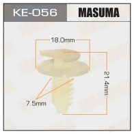 Клипса пластиковая MASUMA KE-056 6G758 KU 1422887369