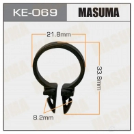Клипса пластиковая MASUMA EN1JB 1422887321 KE069 E6 W080