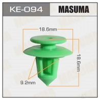 Клипса пластиковая MASUMA EQIEU I42 VS 1422887339 KE094