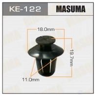 Клипса пластиковая MASUMA KE-122 6A 3WQ9X 1422886801
