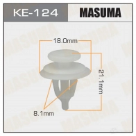 Клипса пластиковая MASUMA 1422887364 KE-124 ZT3D J