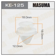 Клипса пластиковая MASUMA RM5 9P KE-125 1422886839