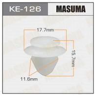 Клипса пластиковая MASUMA 1422886838 KE-126 8HX SM