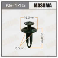 Клипса пластиковая MASUMA KE-145 X3T MXY 1422886825