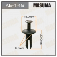 Клипса пластиковая MASUMA A7U GS6Y 1422886822 KE-148
