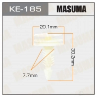 Клипса пластиковая MASUMA KE-185 ILQD BG 1422884722