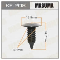 Клипса пластиковая MASUMA T ET2P1L KE-208 1422886691