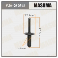 Клипса пластиковая MASUMA KE-226 1422886683 Y CF66