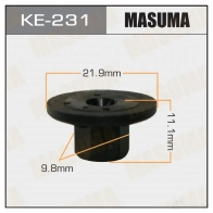 Клипса пластиковая MASUMA KE-231 1422886681 KN 54P