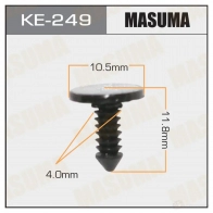 Клипса пластиковая MASUMA KE-249 1422886796 PZ WTM1X