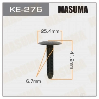 Клипса пластиковая MASUMA WQXT 1 KE-276 1422887354