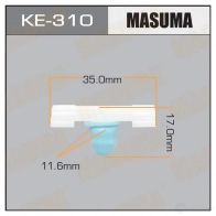 Клипса пластиковая MASUMA QT 8IA 1422886786 KE-310