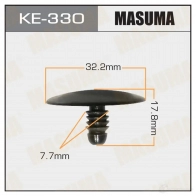 Клипса пластиковая MASUMA 1422887351 KE-330 A QPQRZ