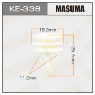 Клипса пластиковая MASUMA 1422886781 OX 94M KE-336