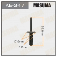 Клипса пластиковая MASUMA 1422886773 KE-347 WN6 91KW