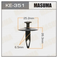 Клипса пластиковая MASUMA KE-351 1422886769 D7 XFH69