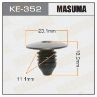 Клипса пластиковая MASUMA 1422886768 KE-352 H9K HFSC