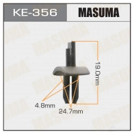 Клипса пластиковая MASUMA KE-356 RN8C CW 1422887228