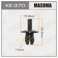 Клипса пластиковая MASUMA KE-370 1422886716 51G 9M4