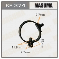 Клипса пластиковая MASUMA KE-374 CXN 8R 1422886712