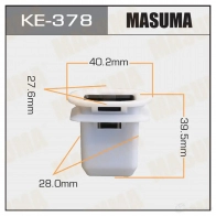 Клипса пластиковая MASUMA KE-378 IO63K PX 1422887224