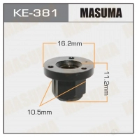 Клипса пластиковая MASUMA 1422887223 I8FD 6W KE-381