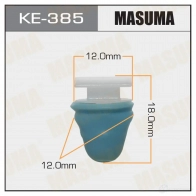 Клипса пластиковая MASUMA KE-385 M0 AUL 1422886703