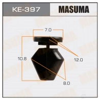 Клипса пластиковая MASUMA 1422886732 Q5VM 4 KE-397