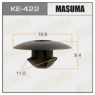 Клипса пластиковая MASUMA 44MXH CX KE-422 1422886889