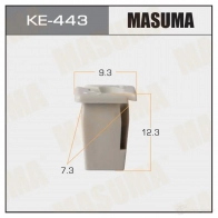 Клипса пластиковая MASUMA N4C3 4Y1 1422886988 KE-443